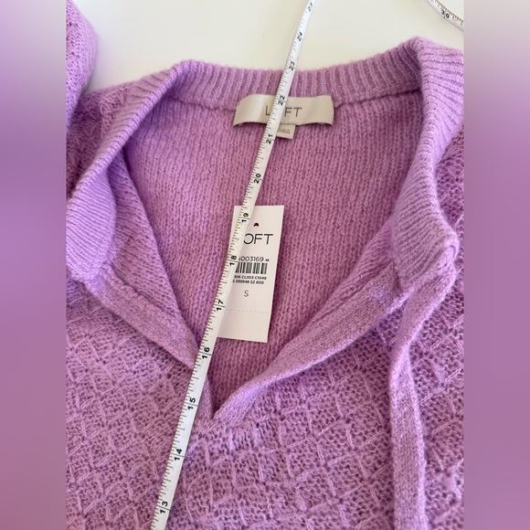LOFT Lavender Knit Sweater - Picture 16 of 16